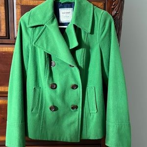 Green Old Navy Pea coat